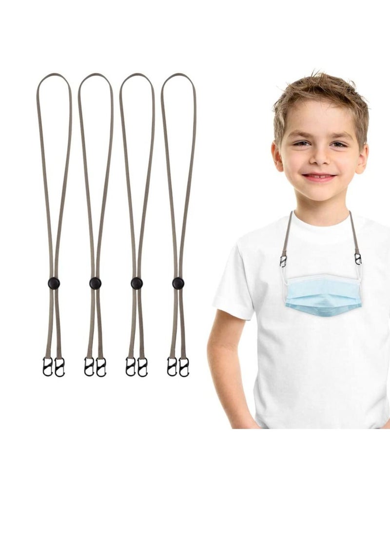 SYOSI Children lanyard Lanyard for Kids Adults Adjustable Length Face Lanyard with Clips at Both Ends Neck Brace and Ear Protection Children Lanyard for Suitable School Outdoor Sports - Image 3