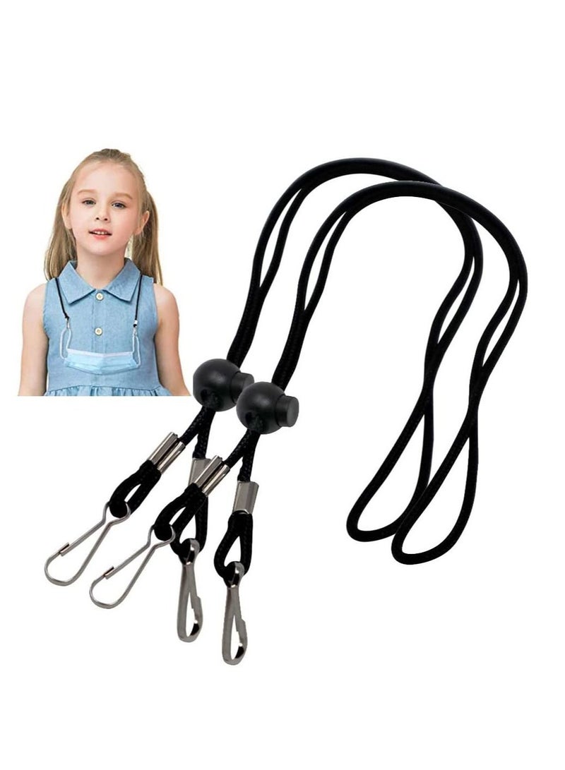SYOSI Children lanyard Lanyard for Kids Adults Adjustable Length Face Lanyard with Clips at Both Ends Neck Brace and Ear Protection Children Lanyard for Suitable School Outdoor Sports - Image 5