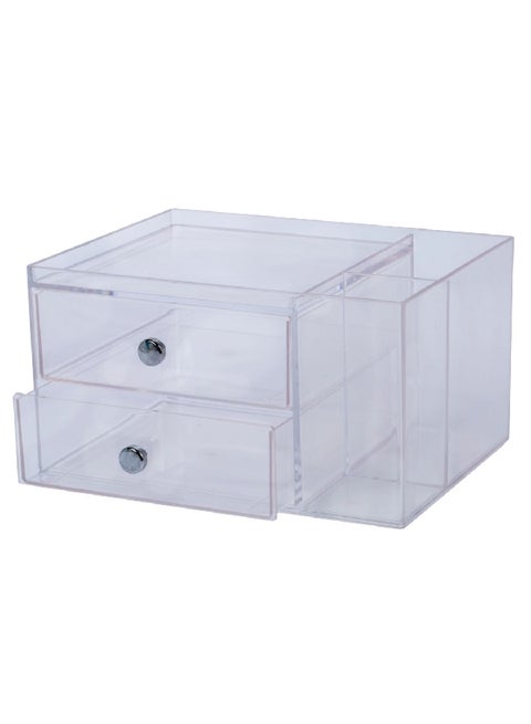 Multi-Purpose Expandable Drawer Organizer Clear 1.25 x 11.25 x 7.75 Inch 39260