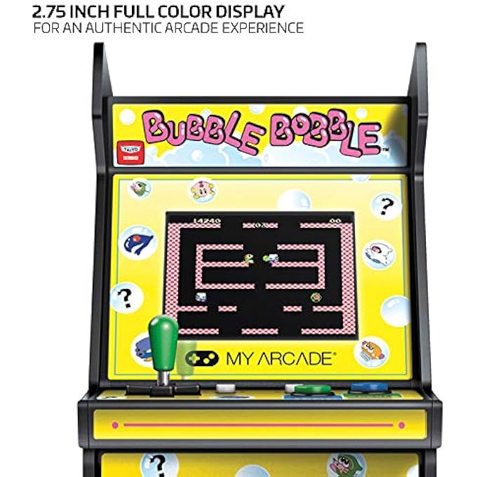 BUBBLE BOBBLE MICRO PLAYER 15CM COLLECTABLE PORTABLE HANDHELD VIDEO GAME - Image 3