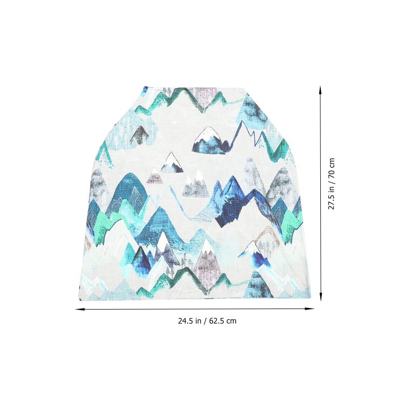 Washable Baby Carrier Cover Professional Carseat Canopy Daily Use Outdoor Activities Blue 70x62.5x29cm Breastfeeding Cover 1Pack - Image 2