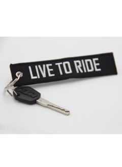 ZAP live To Ride   Key Tag With  Embroidery  - Image 2