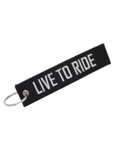 ZAP live To Ride   Key Tag With  Embroidery  - Image 1