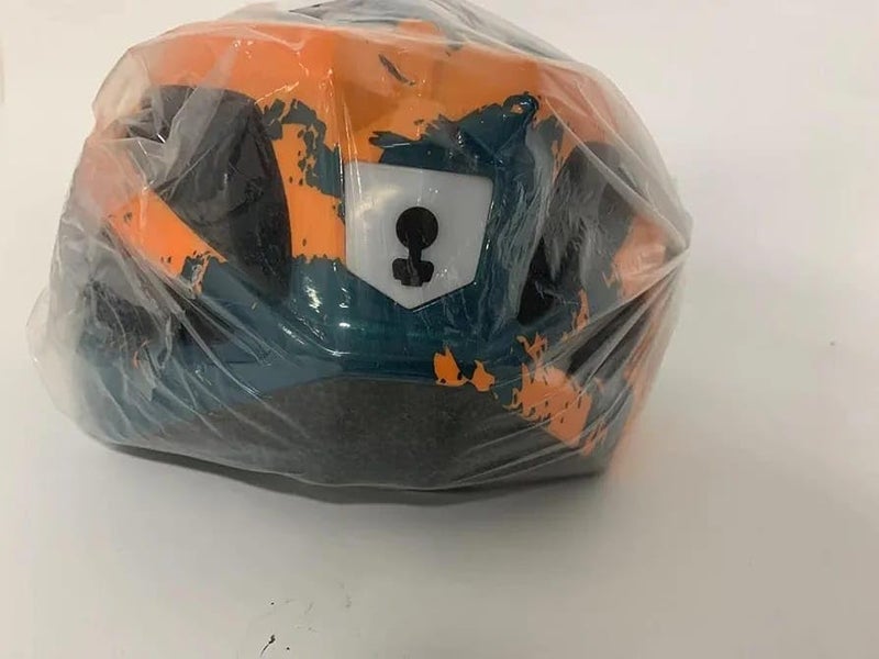 FASTPED Helmet with LED Safety Rear Light Detachable Magnetic Cycling Helmet (Orange) - Image 4
