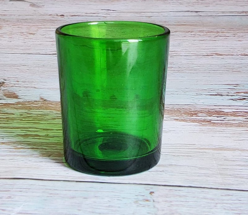 Pure Source India Multicolor Glass Votive Tealight Candle Holders - Living Room Side Table Home Decoration (Glass, Pack of 12 - Image 4