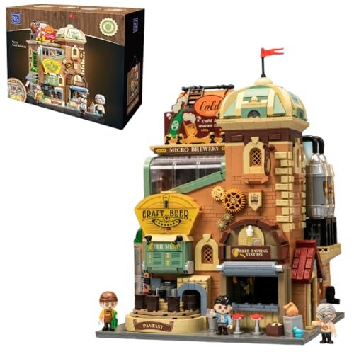 PANTASY Craft Beer Brewery Building Set for Adults Vintage Microbrewery Factory Model with Modular Architecture Dynamic Mechanisms SelfDeveloped Minifigures DisplayReady Design - Image 1