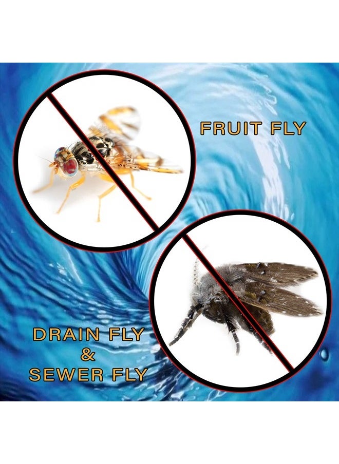 Natural Armor - Fruit Fly & Drain Fly Killer - Simple Commercial Drain Gel Treatment – Eliminates Gross Fruit Flies, Drain Flies, Sewer Flies & Gnat Infestations From Any Drain. Fast & Easy - 1 Gallon (128 Ounces) - Image 1