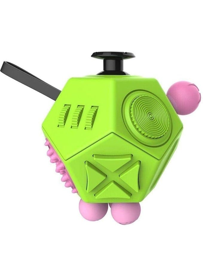 متجر ماى سوق :مكعب التركيز المبتكر (Dodecahedron): أداة عبث بـ 12 وظيفة لزيادة الانتباه وتفريغ التوتر - Image 2