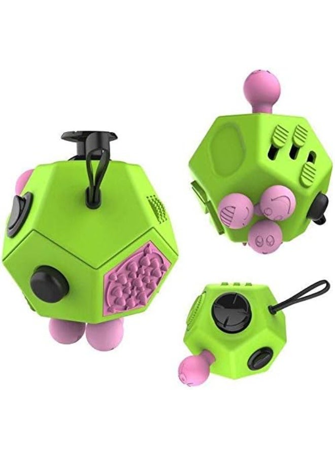 متجر ماى سوق :مكعب التركيز المبتكر (Dodecahedron): أداة عبث بـ 12 وظيفة لزيادة الانتباه وتفريغ التوتر - Image 1