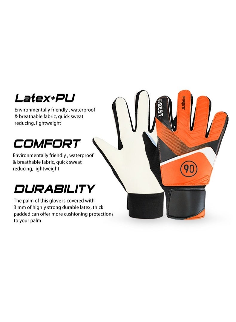 Generic BEST Kids Soccer Goalkeeper Latex Anti-collision Gloves  - Image 2