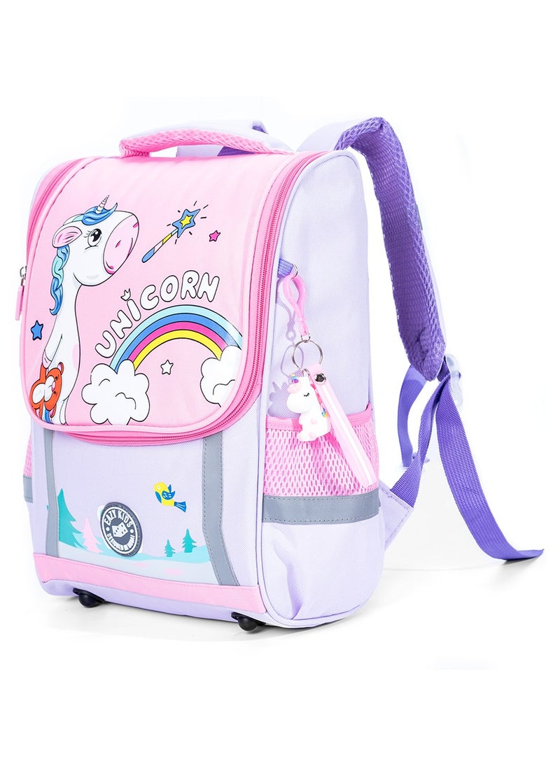 Eazy Kids School Bag Unicorn - Purple + Pink  - Image 3