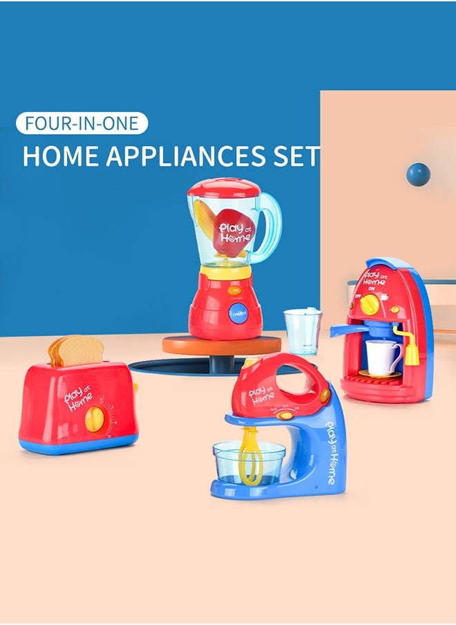 Arabest - Kitchen Appliance Toys with Mixer Blender Coffee Maker and Toaster - Image 1