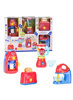 Kitchen Appliance Toys with Mixer Blender Coffee Maker and Toaster