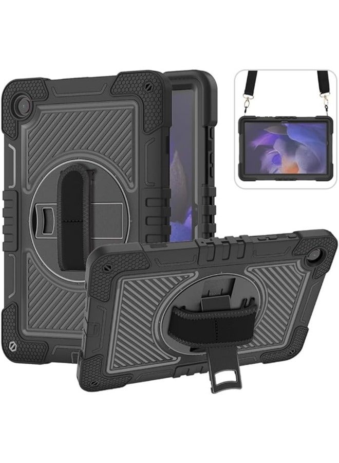 general Compatible with Samsung Galaxy Tab A9 Plus 11 Inch 2023 Cover, Light Weight Rugged Case with Hand Strap Kickstand and Shoulder Straps For Tab A9+ - Image 1