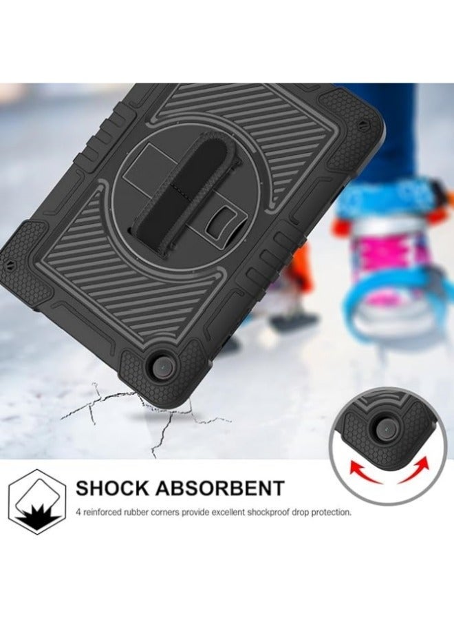 general Compatible with Samsung Galaxy Tab A9 Plus 11 Inch 2023 Cover, Light Weight Rugged Case with Hand Strap Kickstand and Shoulder Straps For Tab A9+ - Image 3