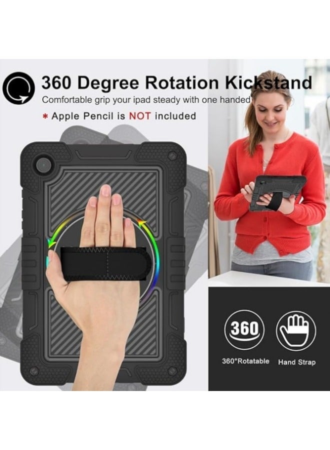 general Compatible with Samsung Galaxy Tab A9 Plus 11 Inch 2023 Cover, Light Weight Rugged Case with Hand Strap Kickstand and Shoulder Straps For Tab A9+ - Image 2