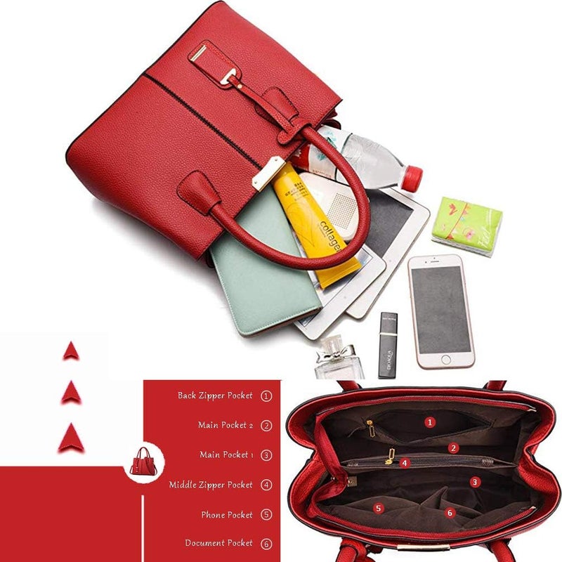 COCIFER Purses and Handbags for Women Shoulder Tote Bags Top Handle Satchel - Image 5