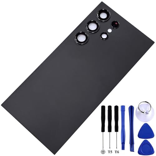 Bestdealing Galaxy S24 Ultra Back Cover Replacement S928U S24 Ultra 5G S928 Back Glass Door for Samsung Galaxy S24 Ultra 2024 6.8" SM-S928U S24U Rear Housing Repair Part (Titanium Black) - Image 1