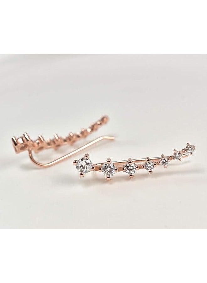 زوج من الأقراط الدائرية على الطراز الفرنسي مصنوعة من سبيكة عصرية، بتصميم أنيق وبسيط - Image 5