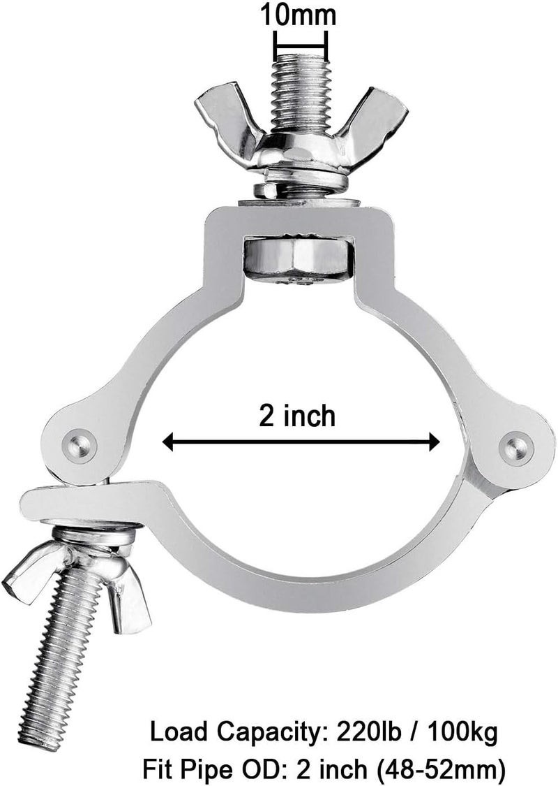 EYESHOT HiLite 10PCS Premium Truss Clamp Stage Light Clamp, 2 Inch Aluminum Light Clamps for Truss - Image 2