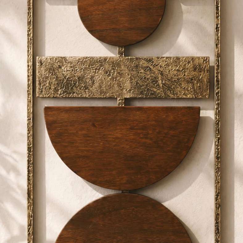 Pan Home Arukai Metal Wall Decor 38x90cm - Brown - 191FHB9900430 - Image 2