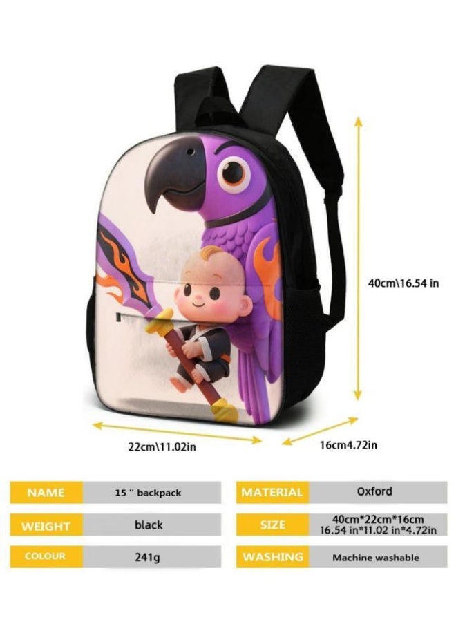Bright Li Fire Fashion is unlimited! Cartoon bag three-piece set, suitable for a variety of scenes for students and teenagers (available for students, children, friends on outings, mountain climbing, schooling, etc.) - 86  - Image 5
