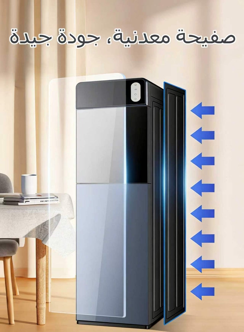 ويمارت موزع مياه، تبريد بضاغط، موزع مياه ساخن وبارد ذو تحميل سفلي مع خزان من الفولاذ المقاوم للصدأ، أسود اللون - Image 3