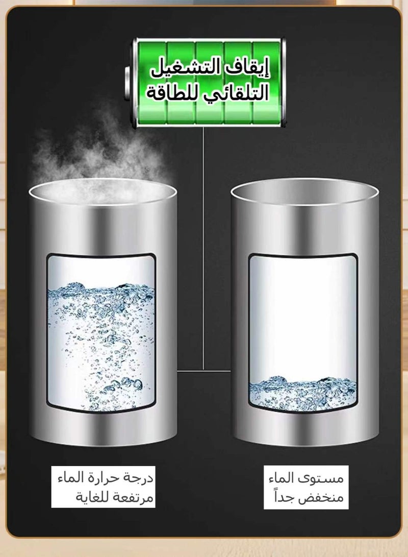 ويمارت موزع مياه، تبريد بضاغط، موزع مياه ساخن وبارد ذو تحميل سفلي مع خزان من الفولاذ المقاوم للصدأ، أسود اللون - Image 5