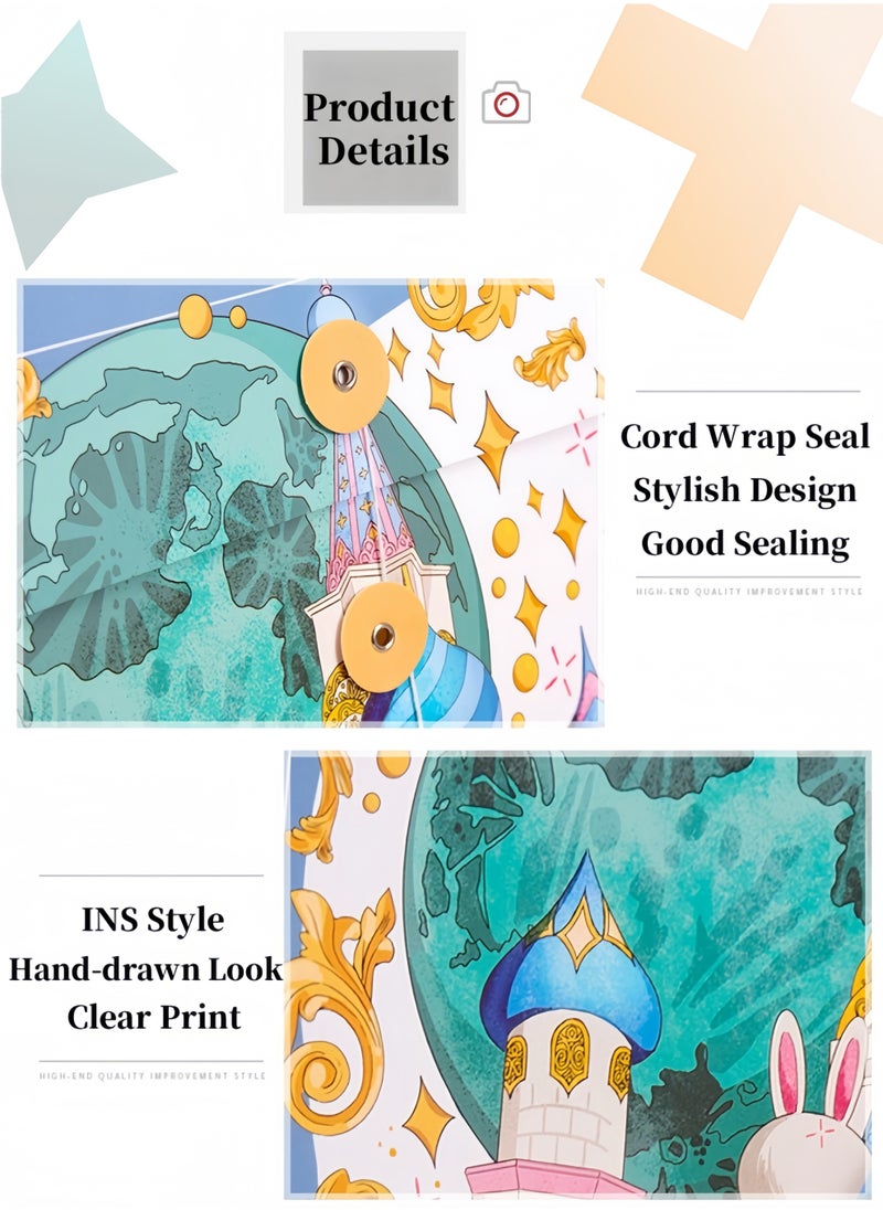 Harse Oil Painting Style Gift Bag, Birthday Gift Box, Envelope Packaging Bag, Creative Paper Gift Bag, Holiday Gift Box, Gift Bag  - Image 3