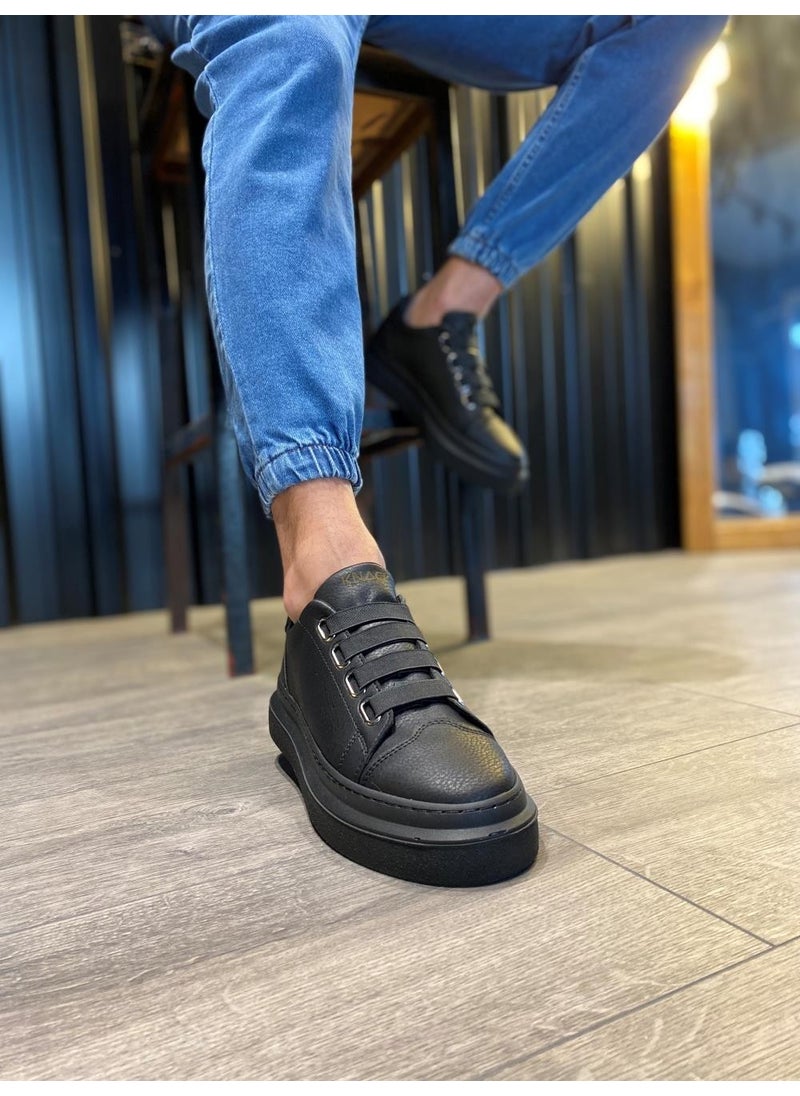 KnACK - Casual Shoes 521 Black (Black Sole) - Image 1