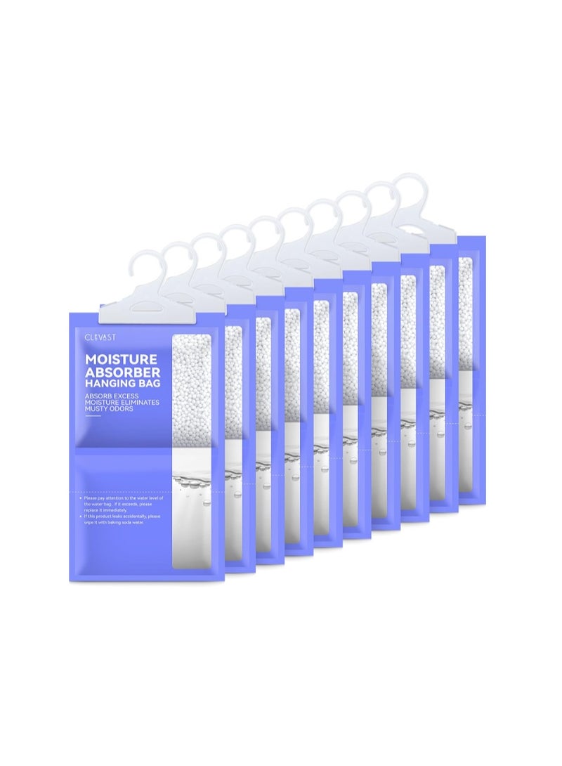 CLEVAST Moisture Absorbers Packets (230g/pack) - 10 Pack, Hanging Closet Dehumidifier Bags, Desiccant, Closet Dehumidifiers with Fragrance Free - Image 1