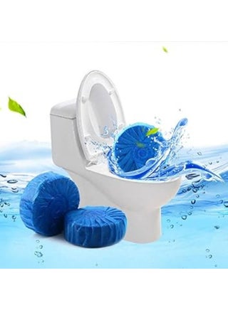 30 effervescent toilet cleaning tablets that automatically remove stains and dirt from the toilet bowl.