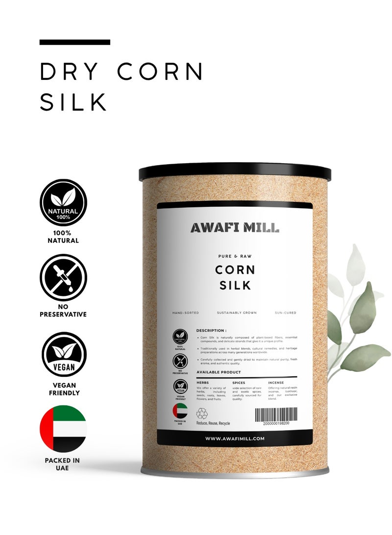AWAFI MILL Corn Silk (Dried, Natural Zea mays) | Golden Tassels for Light Herbal Tisanes, Cold Infusions, Syrups, Iced Tea and Pantry Crafting - 100 g | 3.5 Oz - Image 2