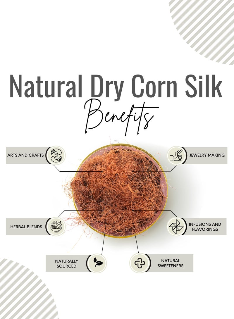 Awafi Mill AWAFI MILL Natural Dry Corn Silk | Pure, Dried Corn Silk for Tea and Herbal Uses - Image 3