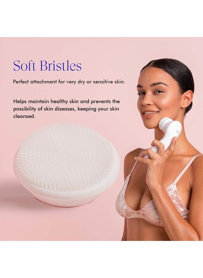 Vanity Planet Replacement Silicon Facial Brush Head compatible with Ultimate Skin Spa & GlowSpin, Water Resistant, Quick-Drying - Image 3