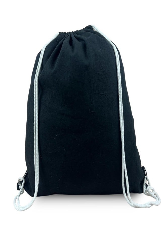 Madosh Pack of 2 Super Mom Cotton Jute Drawstring Backpacks for Women | Eco-Friendly Lightweight Gym, Shopping, Travel & Beach Bags | Spacious Multipurpose Daypacks with Strong Straps - Image 5