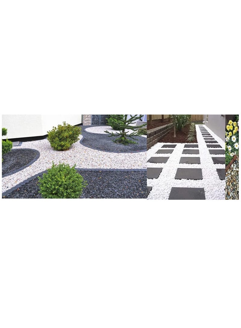 Black Decorative Pebbles Natural River Rock Pebbles for Plants, Home DIY Decor,Aquarium Gravel,Vase Fillers,Fairy Garden,Landscaping Outdoor Stones 3-5mm (20KG) - Image 5