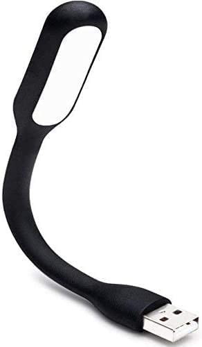 FINENIC USB LED Light Lamp for Power Bank (10 PCS) Portable Eye Care Mini Night Light with Flexible Arm, USB Gooseneck Reading Lamps Book Light,Compatible for Desktop, Notebook Laptop (10-Black) - Image 4