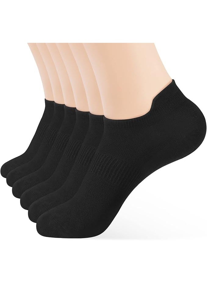 Lynacz Original Unisex Adult Athletic Socks Experience comfortable and stable foot support with our no show Socks(Black) - Image 3
