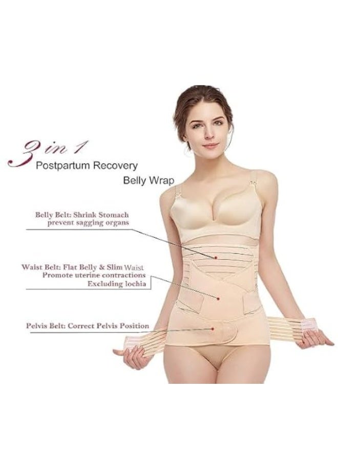 3-in-1 Postpartum Belly Support Belt, Adjustable Waist, Abdomen and Pelvic Support Wrap for Daily Comfort, Size 2XL - Image 5