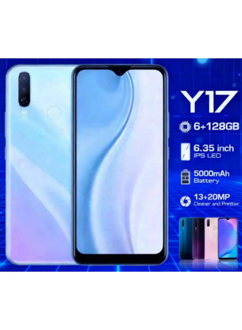 vivo Y17 4G Dual SIM Peacock Blue 6GB RAM 128GB 4G LTE - International Version - Image 1