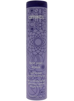 amika amika Bust Your Brass Cool Blonde Conditioner, 9.2 Fl oz  - Image 1