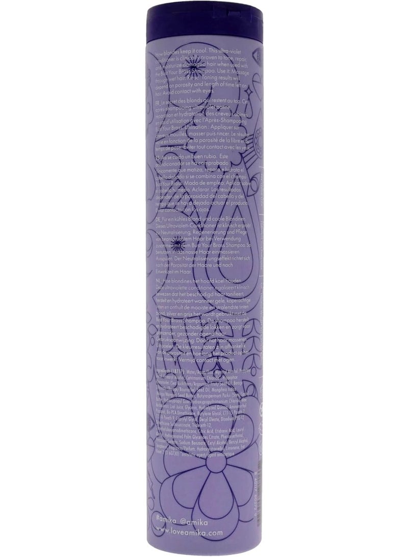 amika amika Bust Your Brass Cool Blonde Conditioner, 9.2 Fl oz - Image 3