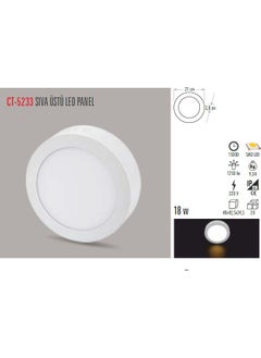CATA CT-5233 18W ALM. S.Ü LED ARMATURE HOUSING. (SUNSHINE)  - Image 2