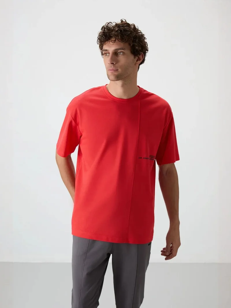 تومي لايف TOMMY Oversized Printed Crew Neck T-Shirt