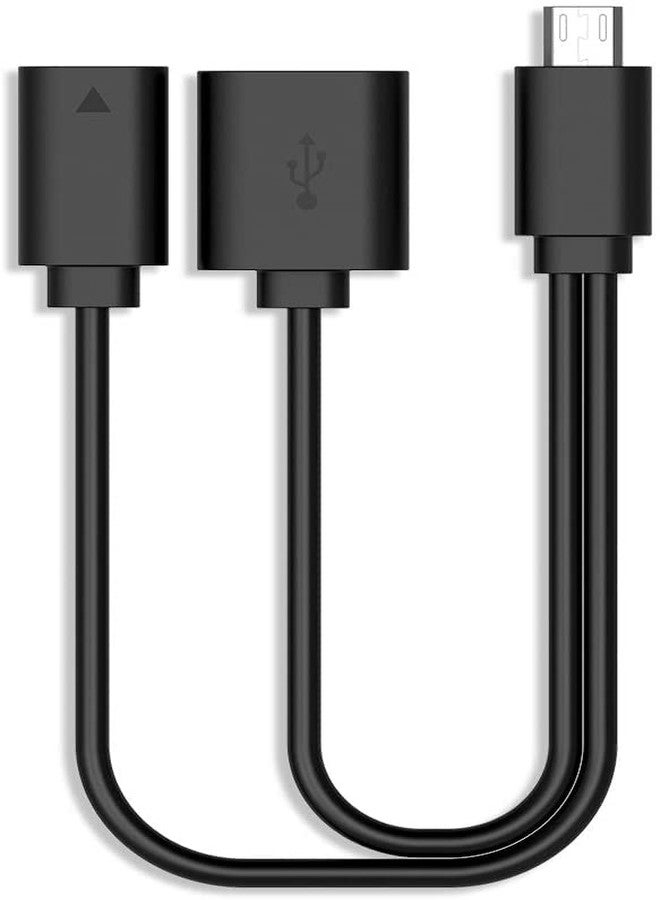 Rii Micro USB Host OTG Adapter Cable Micro USB to USB for Smart TV, Compatible Keyboards, Logitech Keyboards, and Nintendo Switch, SNES, NES Classic (Modern) - Image 1