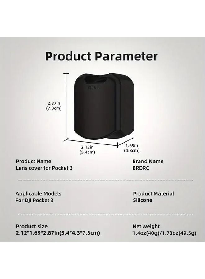 Pink Silicone Lens Cover For DJI Osmo Pocket 3 Handheld Gimbal Scratch Resistant Protector - Image 4