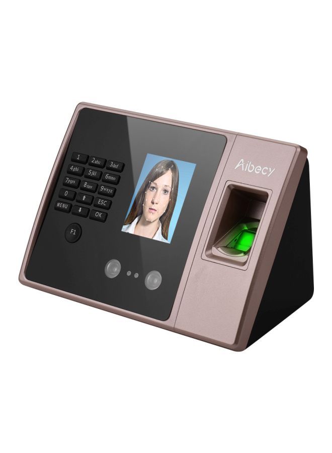 Aibecy Time Attendance Machine Black/Rose Gold - Image 1