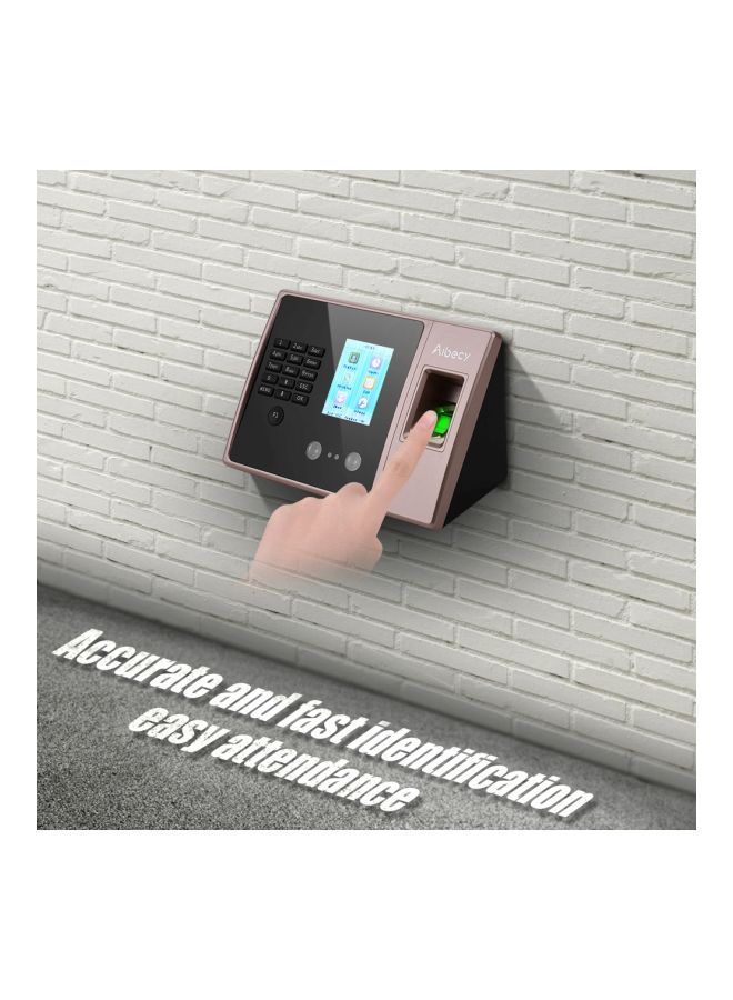 Aibecy Time Attendance Machine Black/Rose Gold - Image 5