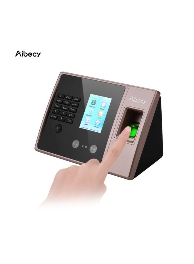 Aibecy Time Attendance Machine Black/Rose Gold - Image 2